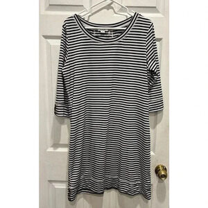 Simply Noelle Striped‎  Shirt Dress Size Large/XL